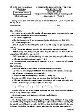 Đề thi tuyển sinh Lớp 10 THPT Chuyên môn Hóa học - Năm học 2019-2020 - Sở giáo dục và đào tạo Quảng Nam